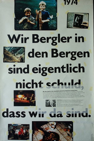 Wir Bergler in den Bergen sind eigentlich nicht schuld, dass wir da sind