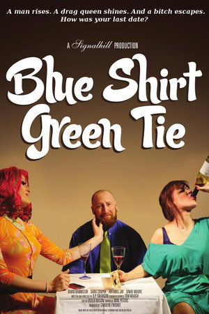 Blue Shirt Green Tie