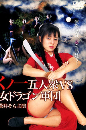 女忍五人 VS 女龙组