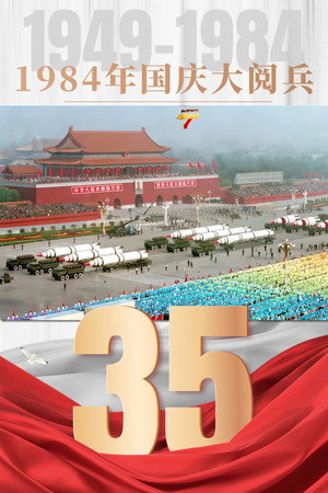 庆祝中华人民共和国成立35周年阅兵式
