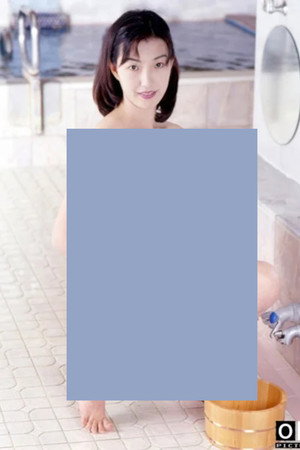 未亡人銭湯2 入口濡らして