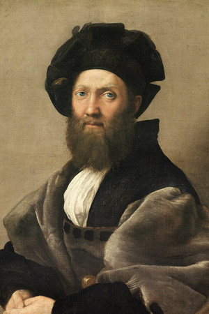 Rafaello Sanzio dit Raphaël « Portrait de l’ami en homme de cour, Portrait de Baldassare Castiglione »
