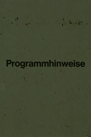 Programmhinweise