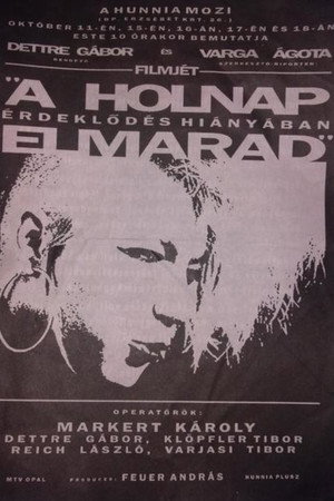 A holnap érdeklődés hiányában elmarad