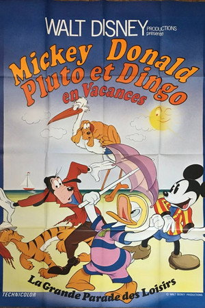 Mickey, Donald, Pluto et Dingo en vacances