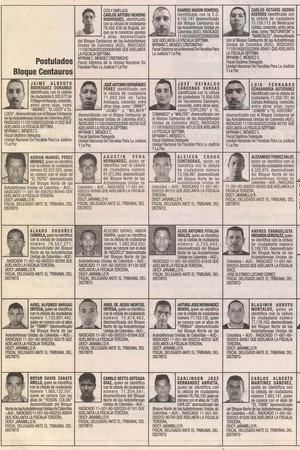 Dar la cara (24 paramilitares desmovilizados por segundo)