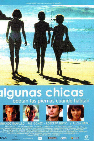 Algunas chicas doblan las piernas cuando hablan